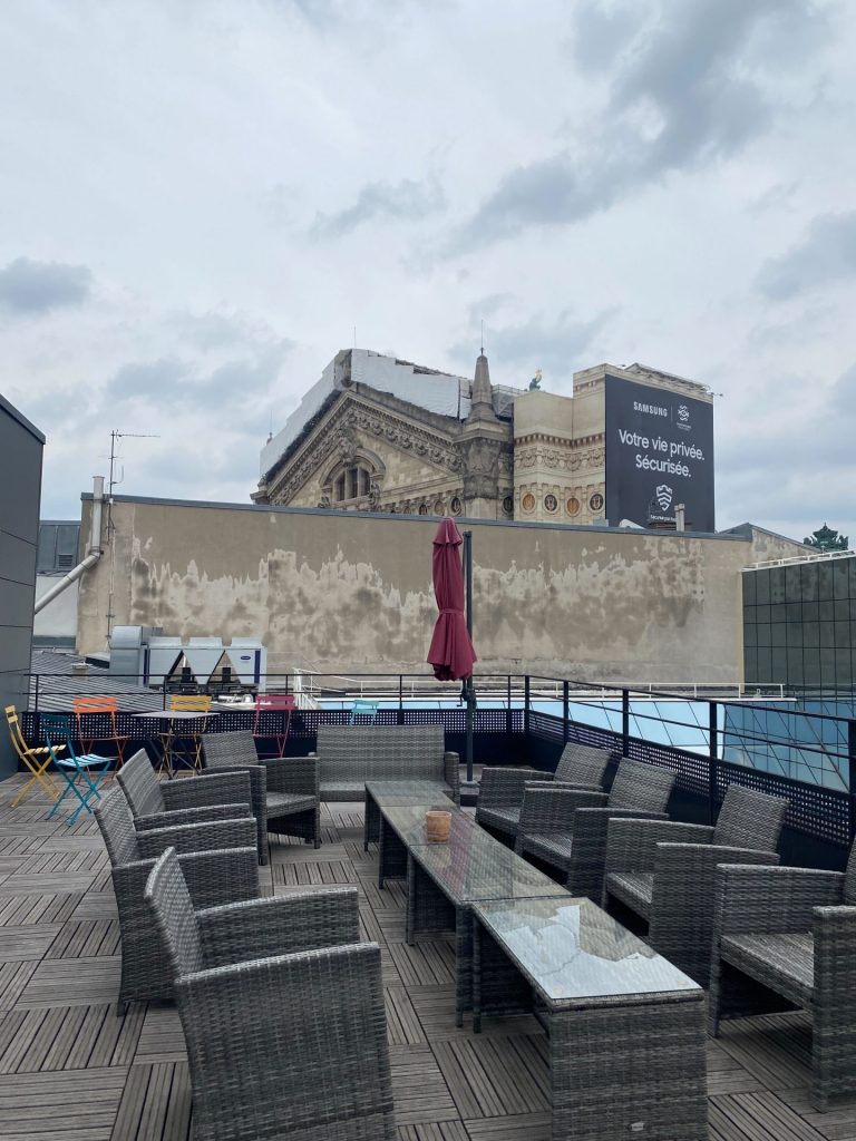 photo de la terrasse a l’afterwork bp2r