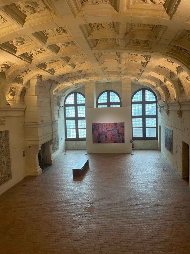 Salle aux voûtes sculptées du château de Chambord, visitée par les dirigeants de Generali