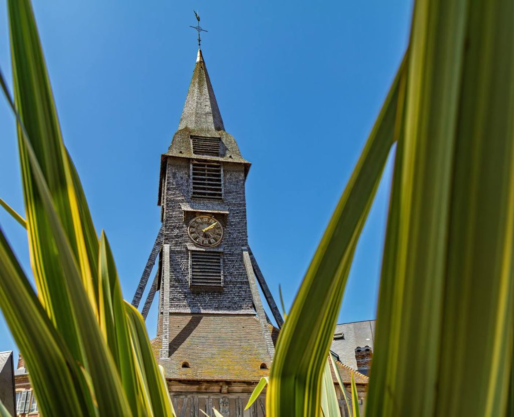Le clocher en bois de l'église Sainte-Catherine à Honfleur
